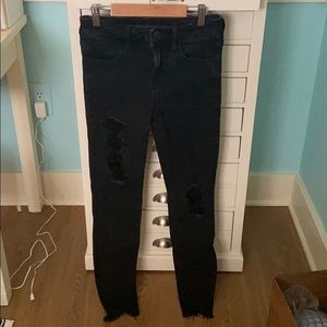 black american eagle jeans